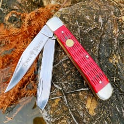 Classic Watchman Knife Bone Slip Joint Multi-Blade Folding Pocket Knives Traditional Design High-Quality Wood Handle