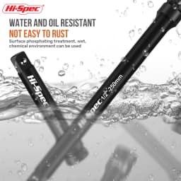 Hi-Spec Impact Socket Extension Bar Impact Socket Cr-V Steel With Lengths Of 3", 5", 10" 15"For Wrench Auto Repair