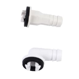 Air Conditioner Ac External Elbow Fitting With Rubber Unit Drain Hose Connector Ring For MEDIA KELON GREE AC