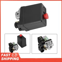 Heavy Duty 240V 16A Four Port Air Compressor Pressure Switch Control 90PSI ‑120PSI Air Compressor Pressure Switch Control