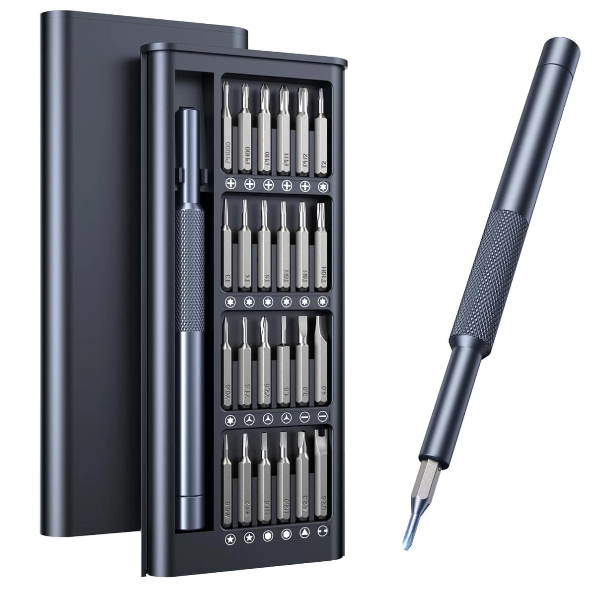 25-in-1 Small Precision Screwdriver Set, Professional Repair Tool Kit for Phone, Computer, Watch, Laptop, Ring Doorbell