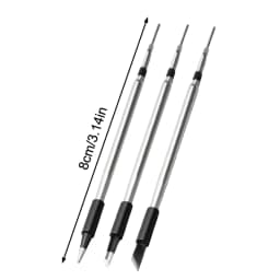 [E] 3Pcs Soldering Iron Tip USB Soldering Iron Tip 5V Battery Soldering Iron Tip Soldering Rework Accessories