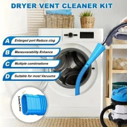 Vacuum Cleaner Vent Cleaning Kit, Dryer Ventilation Vacuum Hose, Cotton Lint Remover