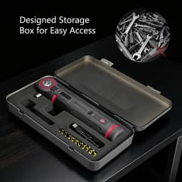 MOVECRAB Adjustable-Angle Mini Electric Screwdriver Set, Household Lithium-Powered Rechargeable Handheld Tool