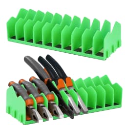 2/1Pcs Plier Organizer Rack 10-Slot Tool Organizer with Non-Slip Rubber Base Tool Drawer Toolbox Storage Workshop Accessory