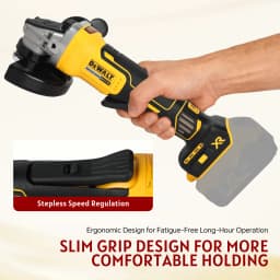 DEWALT DCG405 125mm Flat Head Angle Grinder 18V Brushless Bare Tool for Metal Cutting Wood Grinding