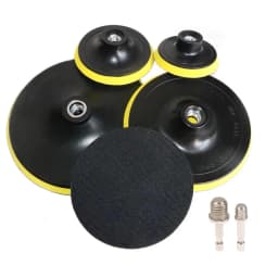 1PCS 3-7 Inch Backing Pad Polishing Plate With 10/14mm Thread Adapter Self Adhesives Polishing Plate Polisher Grinding Tools