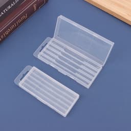 1pcs Tool Accessories Empty Plastic Packaging Box for Twist Drill, Toolbox with 5/10 Hole for Woodworking Drill Bits