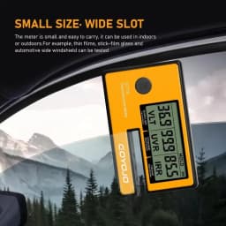 Portable Solar Film Car Transmission Window Tint Meter 3-in-1 VLT UV IR Rejection Tester Automatic Calibration Dropship GT116