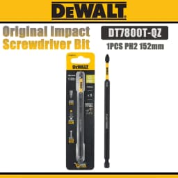 DEWALT 1/2/5/10PCS PH2 152mm Original Impact Screwdriver Bit High Hardness Electric Screwdrivers Drill Extended NO.DT7800T
