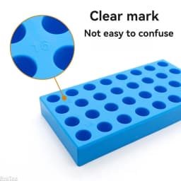 Tool Storage Box for Efficient Organization Multi Hole Designs Drill Bit Holder Tray for Workshops And DIY Enthusiasts