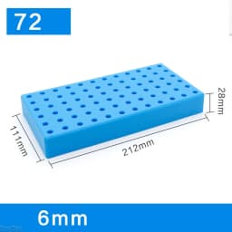 Tool Storage Box for Efficient Organization Multi Hole Designs Drill Bit Holder Tray for Workshops And DIY Enthusiasts