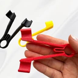 2Pcs Ergonomic Meter Probes Clip,Multimeter Probe Test Holder Clamping,Electrical Testing Power Supplies,One Hand Repairing Tool