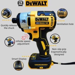 Dewalt DCD887 Electric Impact Driver Drill Speed Brushless motor Electric Screwdriver For Power Tools (bare machine)