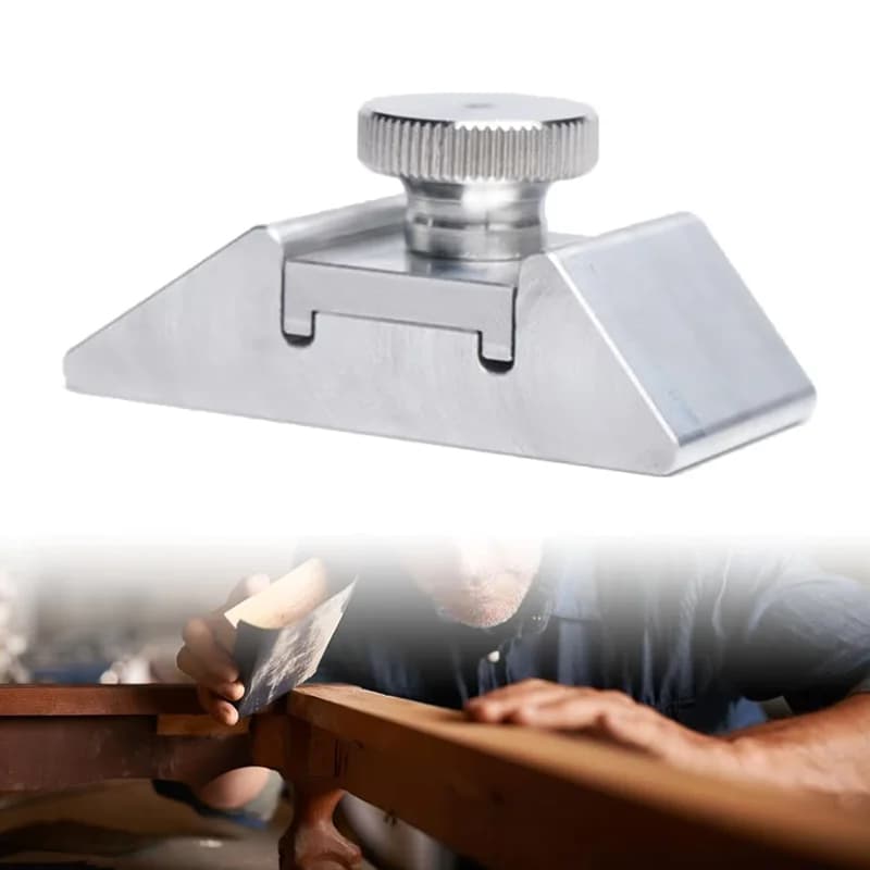 1Pc Aluminum Alloy Sandpaper Rack Grinding Clip Inner Corner Plane Polishing Hand-held Sandpaper Leather Edge Grinder