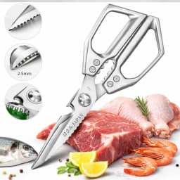 Kitchen scissors Multi-functional stainless steel household scissors for cutting chicken & fish special shears with Bone Cutter