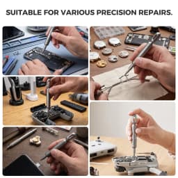 Mini 55-in-1 Precision Screwdriver Set Magnetic Phillips Bits Multifunctional Hand Repair Tool Kit for Phone Watch Glasses PC