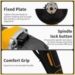 Dewalt DCG406 125MM Brushless Angle Grinder 9000RPM Cordless Cutting Machine Impact Polisher Machine Rechargeable Power Tool