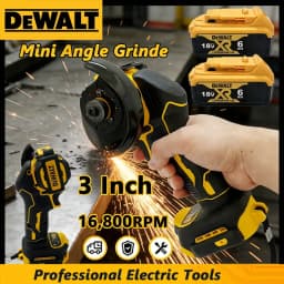 Multifunctional DeWalt Cordless Brushless Angle Grinder Cutter Electric Wrench Polisher Air Pump Heat Gun for 18V Battery