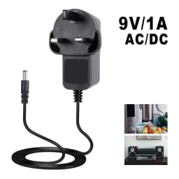 1Pc 9V UK Power Adapter Supply 1A AC/DC Power Adaptor 5.5x2.1MM LED Monitor Regulation Charger Tool Parts