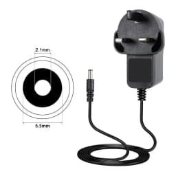 1Pc 9V UK Power Adapter Supply 1A AC/DC Power Adaptor 5.5x2.1MM LED Monitor Regulation Charger Tool Parts