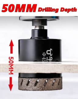 Diamond Hole Saw 20mm-60mm M10 Shank Diamond Core Drill Bit, Angle Grinder Hole Opener for Tile Granite Marble Glass Ceramic