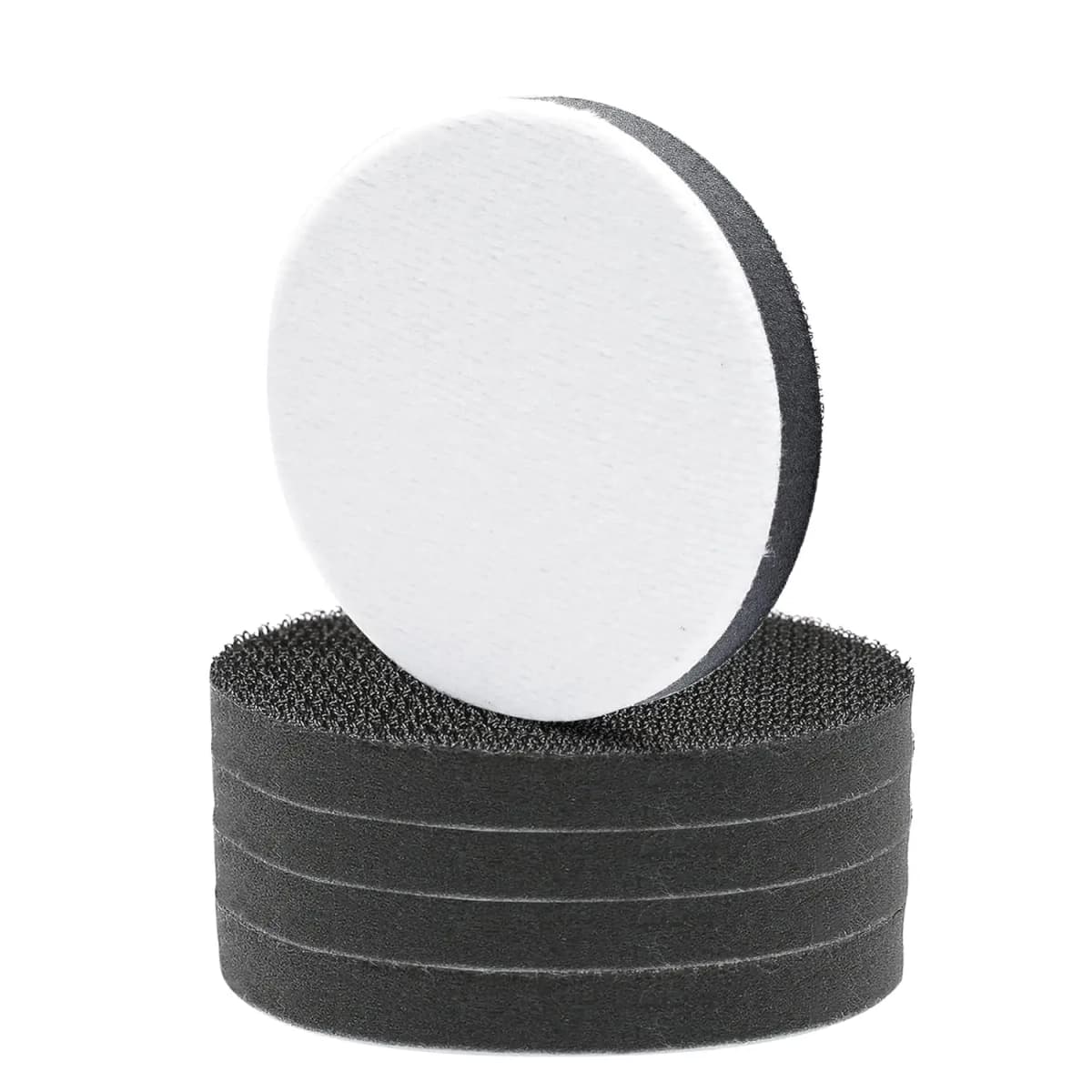 3Pk Hook & Loop Soft Foam Buffing Pads 3" (75mm) Sponge Cushion Backing Pad for Sanding Pad