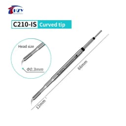 HZY C210 Series Soldering Iron Tips C210-K/SK/I/IS/D/C/B/S/KU/U Welding Iron Head for JBC Sugon T26 T26D T3602 Soldering Station