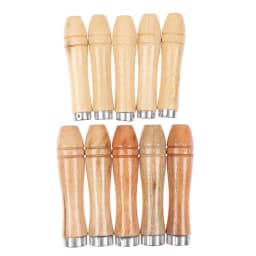 5Pcs/set 9/11cm Wooden File Handle Wood Rasp Woodworking Polishing Rust Proof Filing Tools Replacement Wooden File Handle
