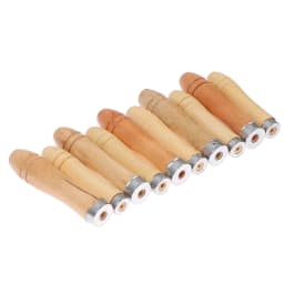 5Pcs/set 9/11cm Wooden File Handle Wood Rasp Woodworking Polishing Rust Proof Filing Tools Replacement Wooden File Handle