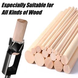 Wood Plug Drill 8-60mm Tenon Dowel Drill Bit Tenon Maker Tapered Plug Hole Cutter Round Bar Hole Drill Bit for Woodworking