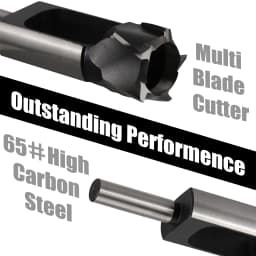 Wood Plug Drill 8-60mm Tenon Dowel Drill Bit Tenon Maker Tapered Plug Hole Cutter Round Bar Hole Drill Bit for Woodworking