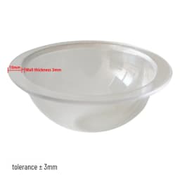 1PCS Clear Dome Camera Cover Security Camera Housing Acrylic Indoor / Outdoor CCTV Replacement