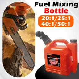 VARIEA-2.0L Dual-Port Two-Stroke Fuel Mixing Bottle, Engine Mixing Container, Fuel Ratios 20:1/25:1/40:1/50:1
