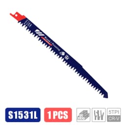 CMCP 1/2/5Pcs 240mm HCS Reciprocating Saw Blades S1531L For Woodworking Saber Saw Blades Power Tool Accessories