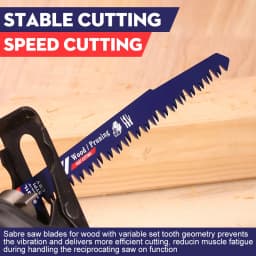 CMCP 1/2/5Pcs 240mm HCS Reciprocating Saw Blades S1531L For Woodworking Saber Saw Blades Power Tool Accessories
