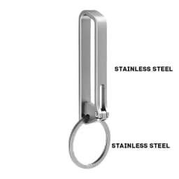Titanium Keychain Belt Anti-loss And Anti-disengagement Belt Buckle Multi-pant Style Hanging Fasteners For High-end And Durable