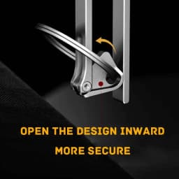 Titanium Keychain Belt Anti-loss And Anti-disengagement Belt Buckle Multi-pant Style Hanging Fasteners For High-end And Durable