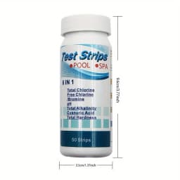 50/100pcs 3/6/7 in 1 Swimming Pool PH Test Strips Multi-purpose Chlorine Bromine Test Strips for Aquariums Water Quality Testers