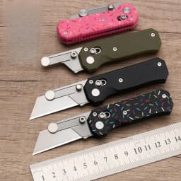 420 steel G10 handle hand folding knife portable art knife high hardness unpacking with blade gift box