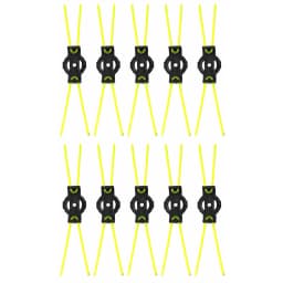 10 Pcs LawnMower Straw Grass Rope Replacement Accessory Garden Grass Trimmer Head Weeding Brush 