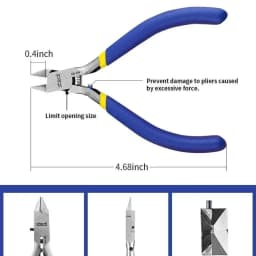 Stedi Single Edge Pliers for Gundam Model Tool Plastic Nippers Military Models Gunpla Cutter Assembling MS-104 Smooth Cutting