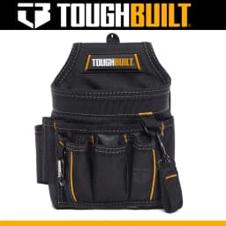 TOUGHBUILT TB-229 Electrician Pouch  Wear Resistant Portable With Soft Padded Waist Belt Shoulder Strap ToolBag