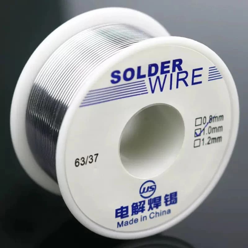 100/20g Solder Wire Tin Roll Clean Rosin Welding Core Soldering Wire Flux Reel Tube Low Temperature Easy Melt Solder Wire