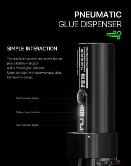 MECHANIC PD10 Electric Glue Dispenser Precise Manual Glue Control for 10/30CC Solder Flux Paste UV Resin Oil Applicator Tools