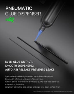 MECHANIC PD10 Electric Glue Dispenser Precise Manual Glue Control for 10/30CC Solder Flux Paste UV Resin Oil Applicator Tools