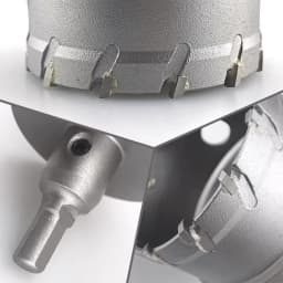 1Pc TCT Hole Saw, 12‑100mm Tungsten Carbide Tipped Hole Cutter for Cutting & Drilling Metal, Stainless Steel, Alloy Steel