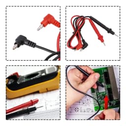1pair 1000v 10A Multimeter Test Probes Leads Cables With Banana Connectors For IC Component Testing Multimeter Test Kit