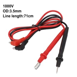 1pair 1000v 10A Multimeter Test Probes Leads Cables With Banana Connectors For IC Component Testing Multimeter Test Kit