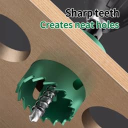 GREENERY 19-127mm Hole Saw Cutting Set Saw Cup Wood Crown Drill Bit Sharp Teeth For Drywall Steel Plastic PVC Woodworking Tools